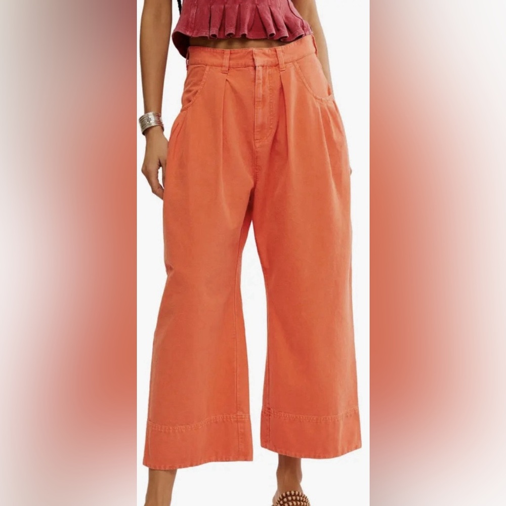 Free people sweet talk chino in red mango NWT